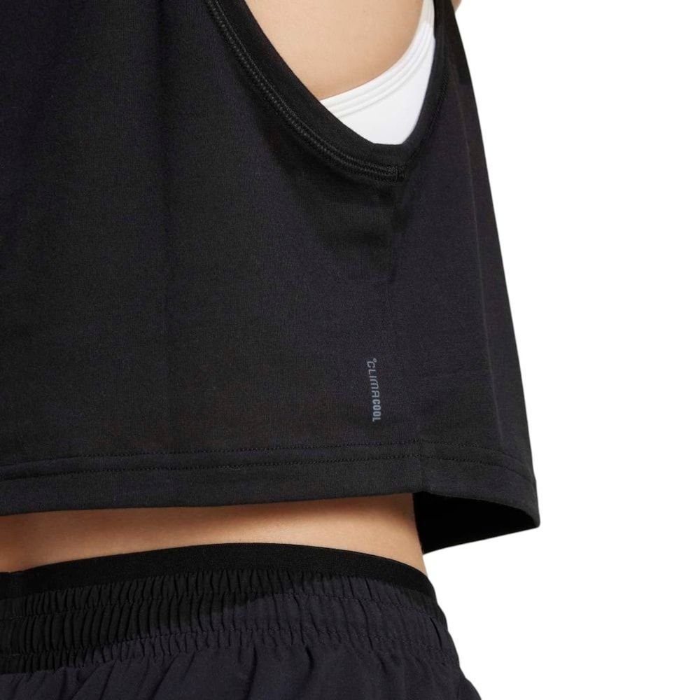 Regata Adidas Train Essentials Boxy Feminina Preto 3