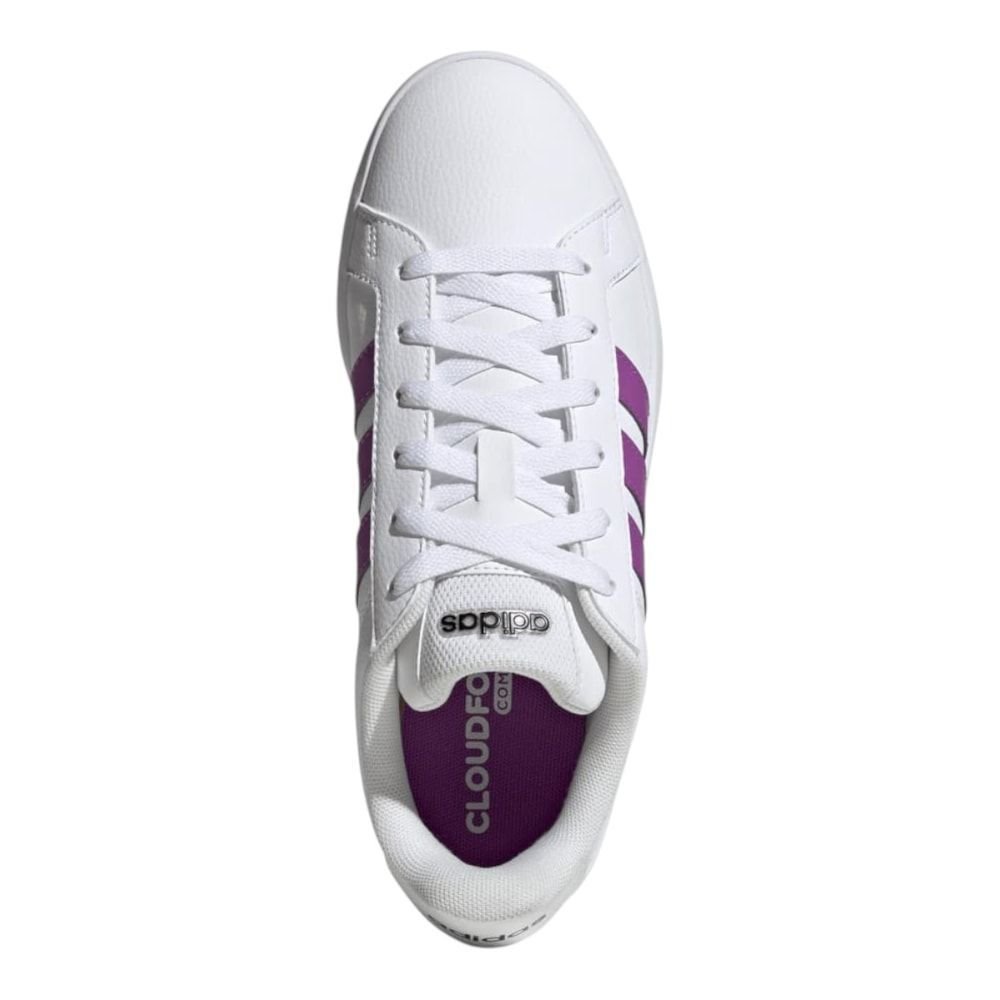 Tênis Adidas Grand Court Base 3.0 Feminino Branco 5