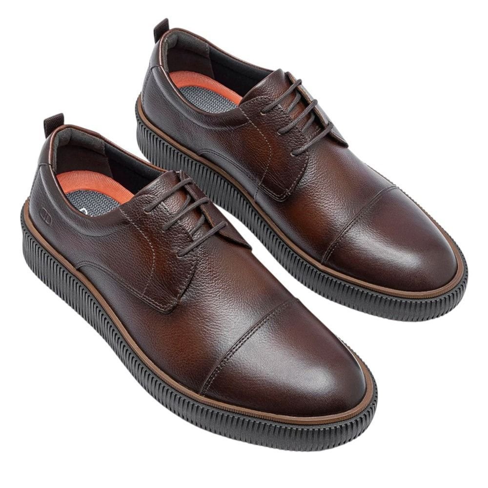 Sapato Democrata Metropolitan Masculino Marrom 2