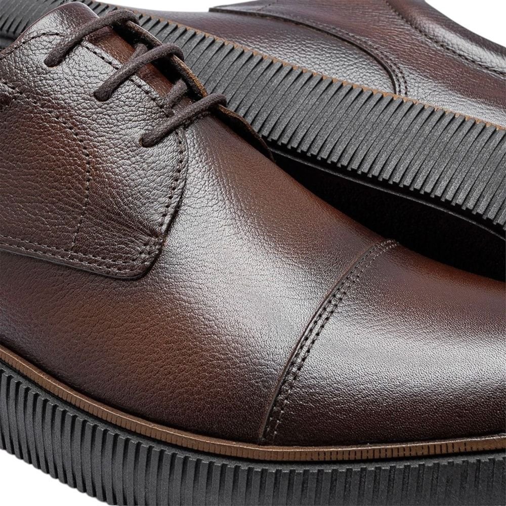 Sapato Democrata Metropolitan Masculino Marrom 4