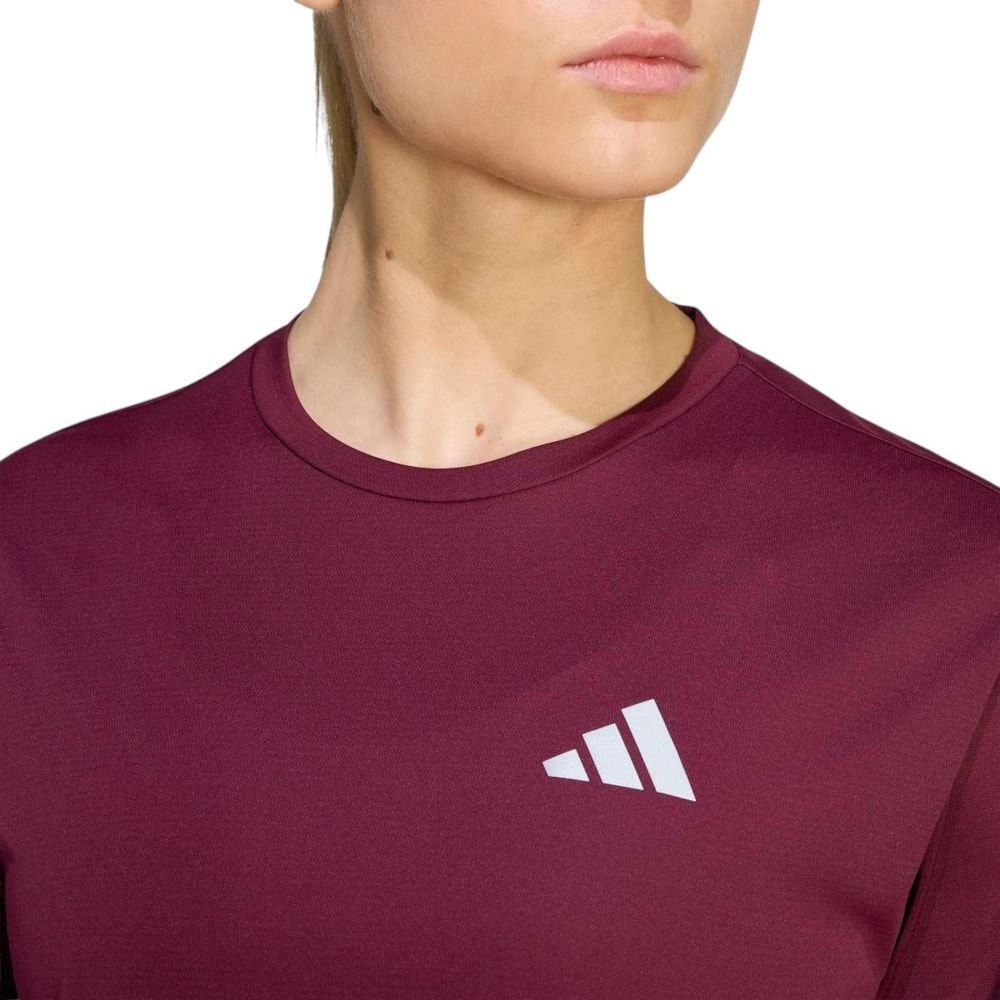 Camiseta Adidas Adi365 Running Essentials Feminina Bordo 3