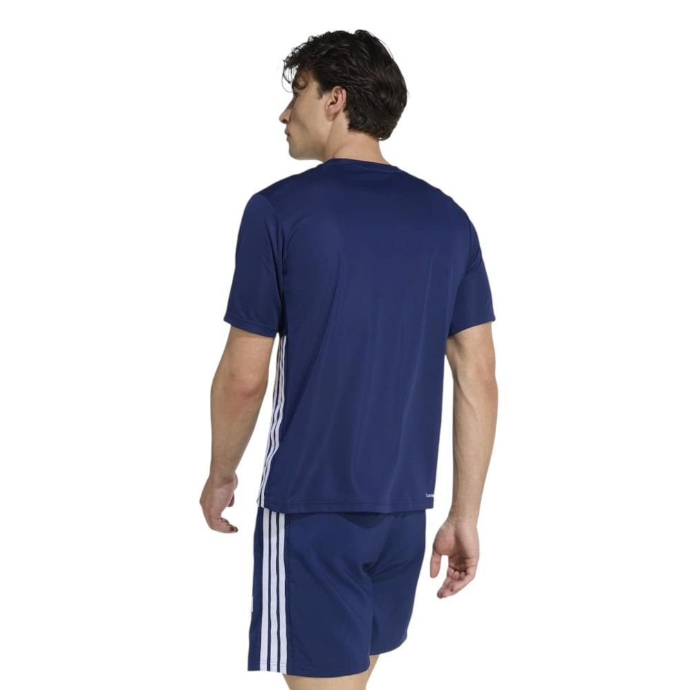 Camiseta Adidas Workout Essentials Base 3S Masculina Marinho 2