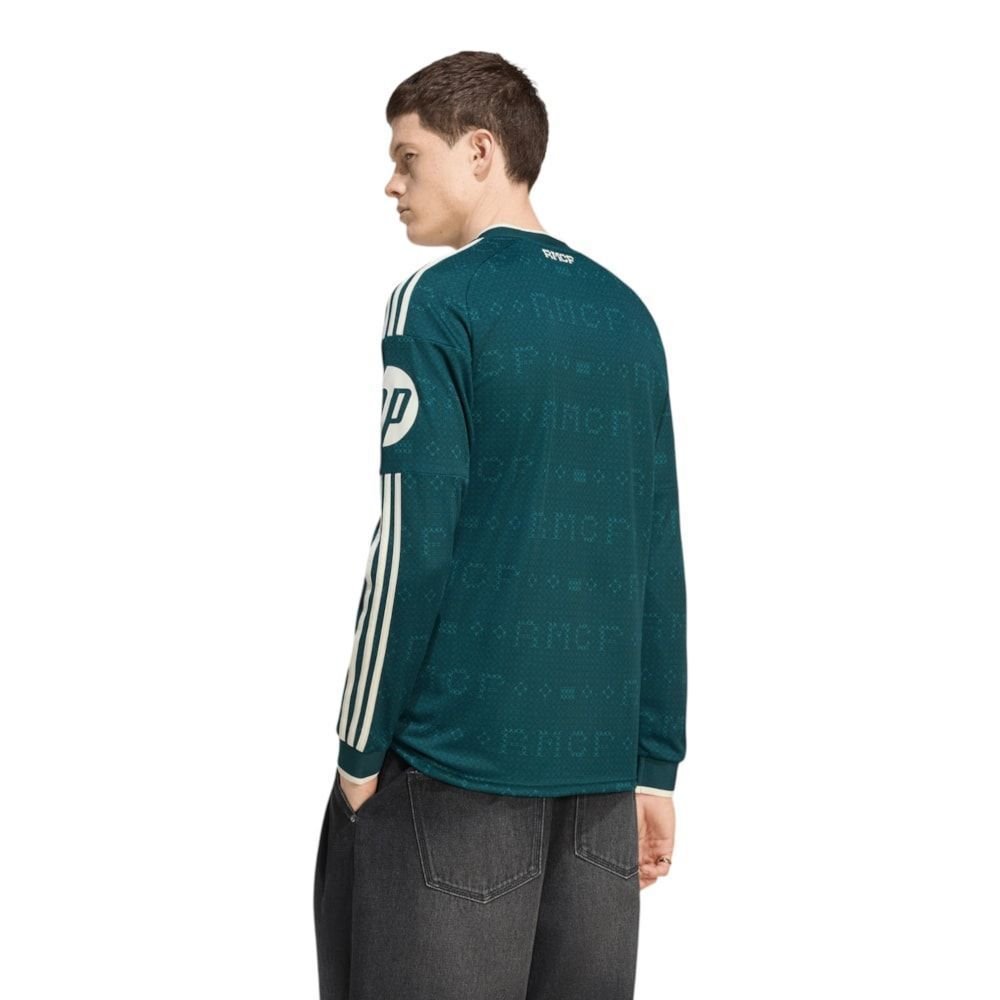 Camisa Adidas Real Madrid 26/27 Manga Longa Masculina Verde 2