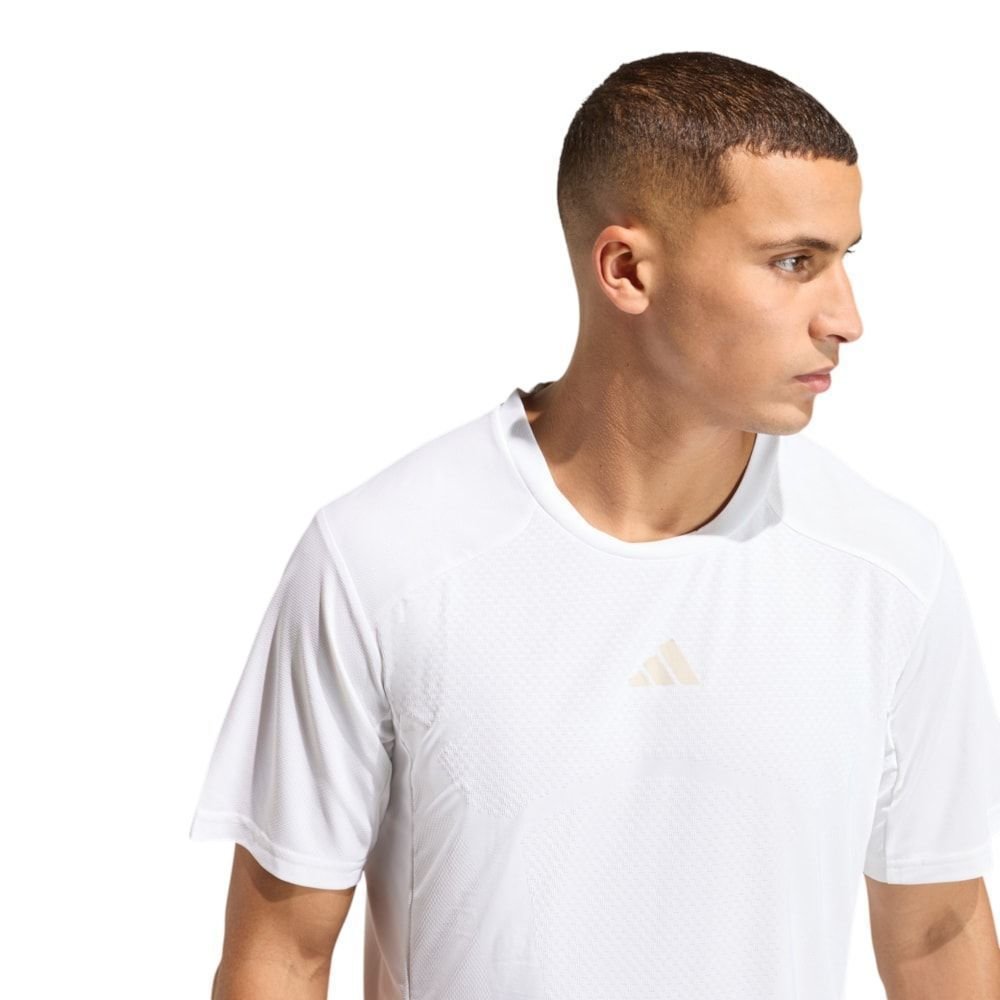 Camiseta Adidas Climacool 3D Masculina Branco 3