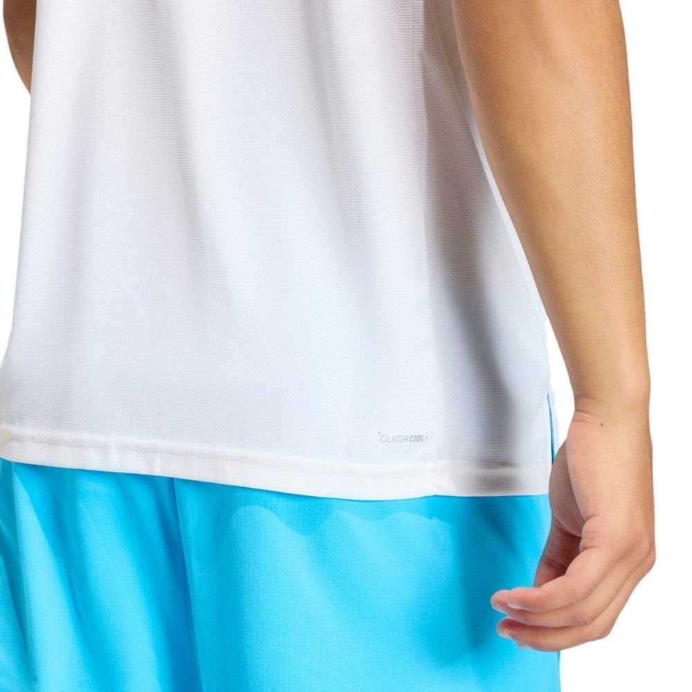 Camiseta Adidas Climacool 3D Masculina Branco 4