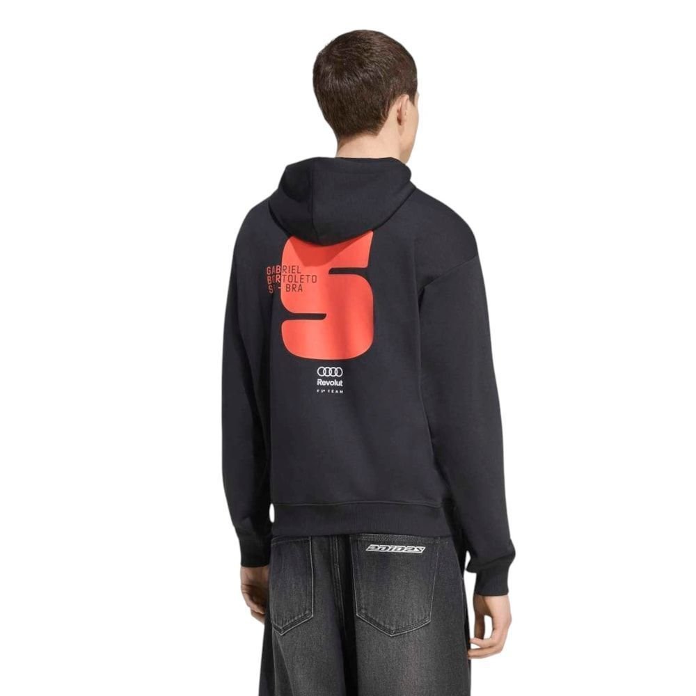 Moletom Adidas Audi Revolut F1 Team Gabriel Bortoleto Masculino Preto 2