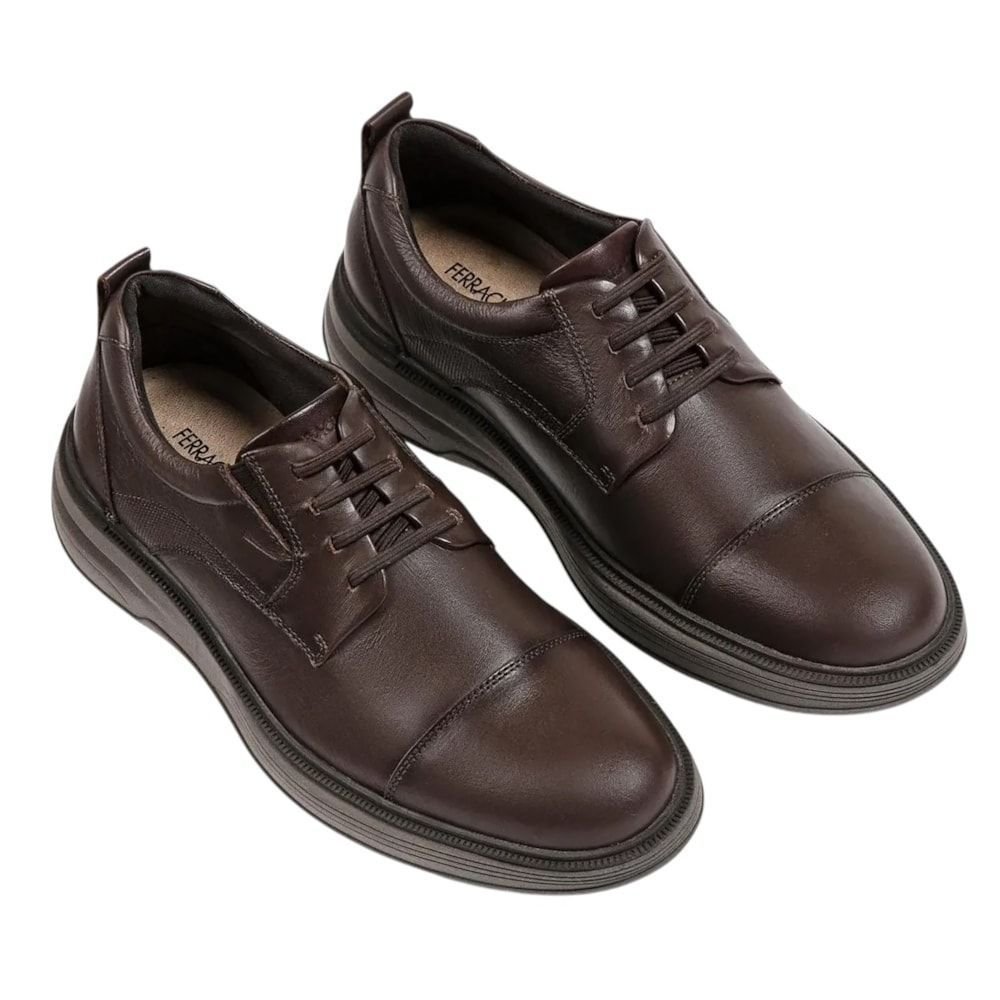 Sapato Ferracini Gold Lux Masculino Marrom 2