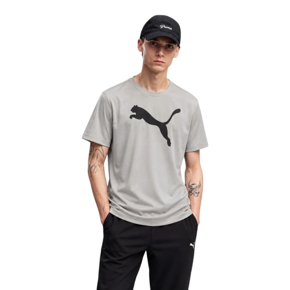 Camiseta Puma ESS Logo Poly Masculina