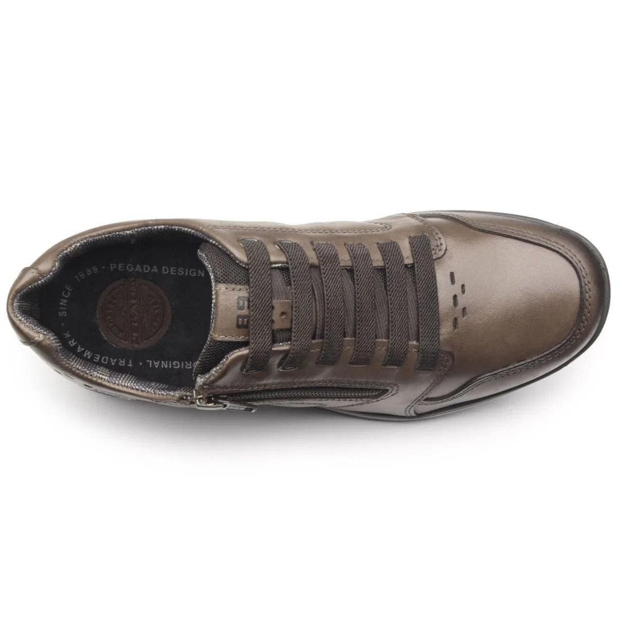 Sapatênis Pegada Gold Masculino Marrom 3