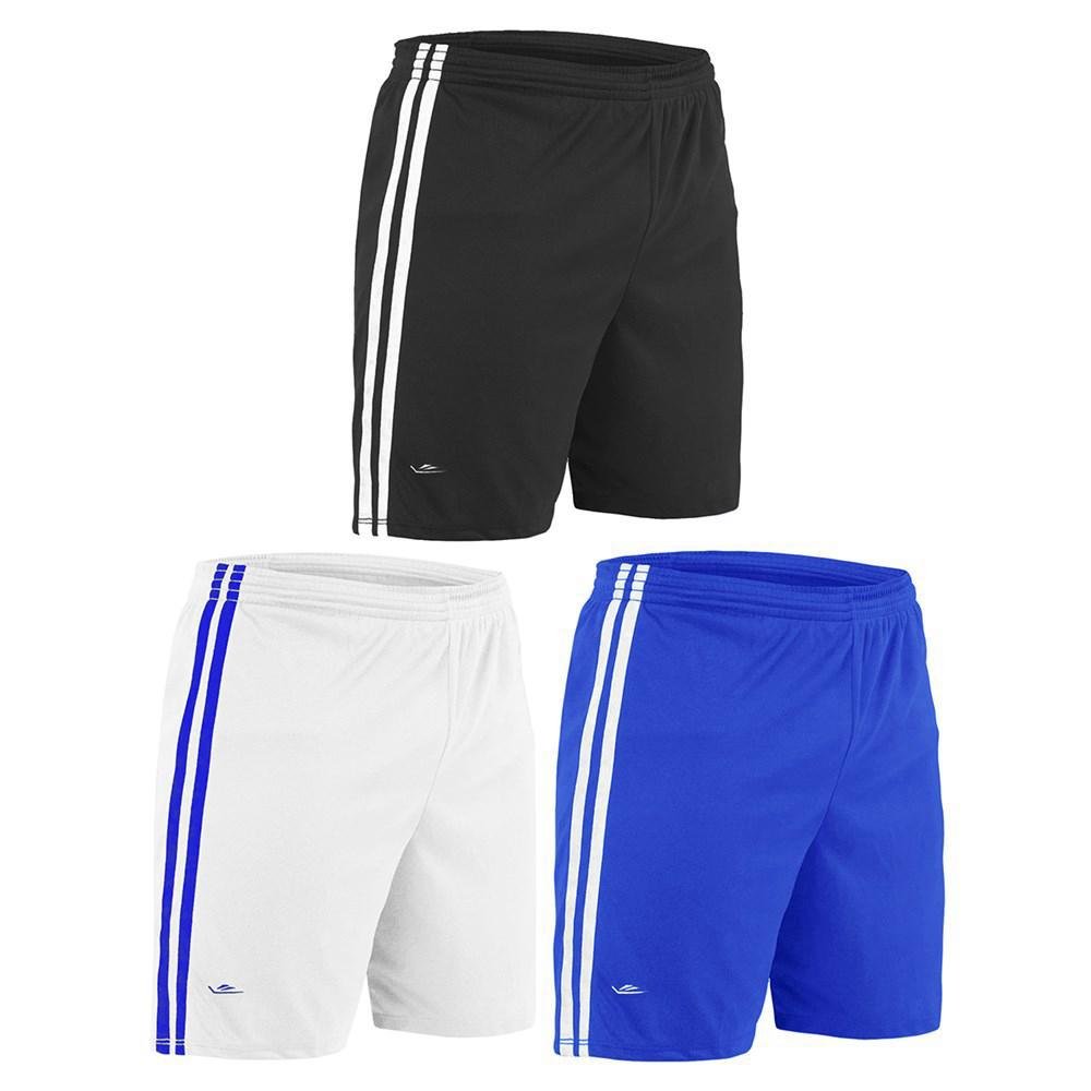Kit 3 Calções Elite Essential Oreste Granillo Juvenil Multicores