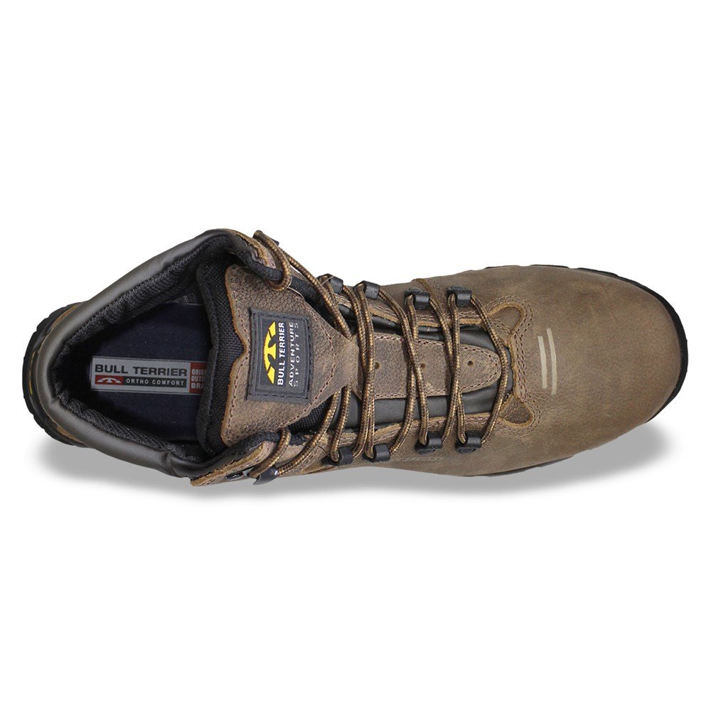 Bota Impermeável Bull Terrier Terragrip Masculina Marrom 3