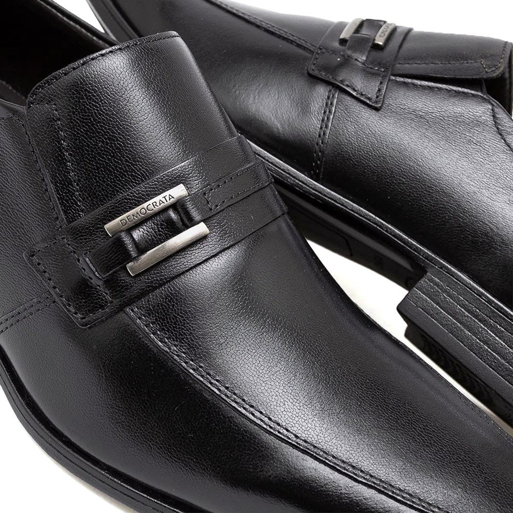 Sapato Social Democrata Metropolitan Prime Masculino Preto 4