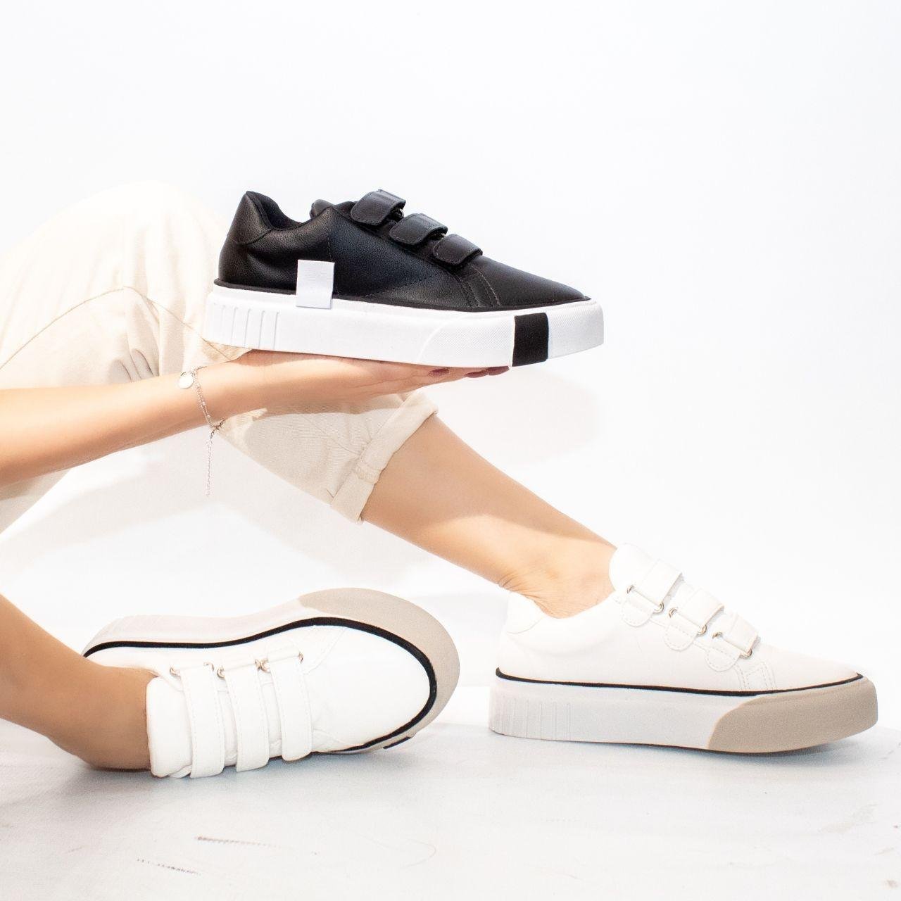 Tênis Zatta Mary Velcro Feminino Preto 5