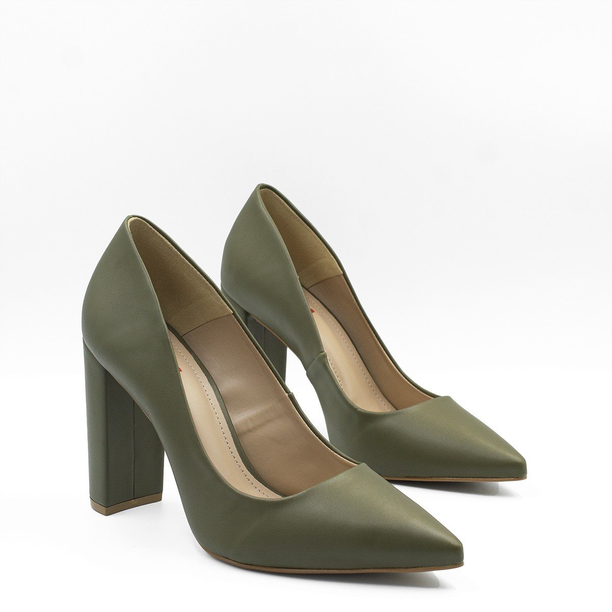 Scarpin Zatta Salto Grosso Jaine Verde Verde 2