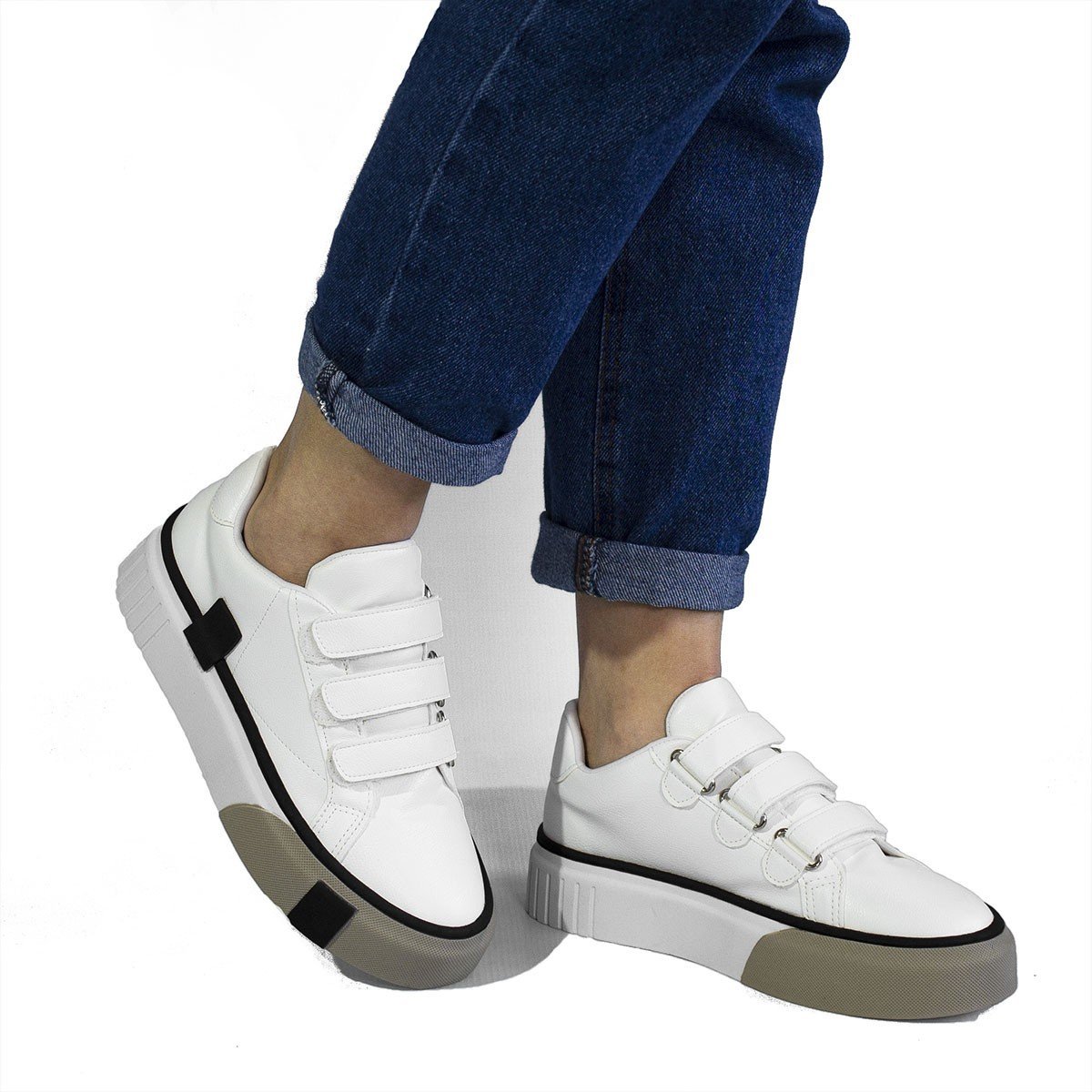 Tênis Zatta Mary Ajuste Branco Branco 2