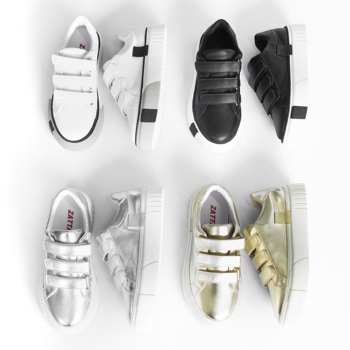 Tênis Zatta Mary Ajuste Branco Branco 8