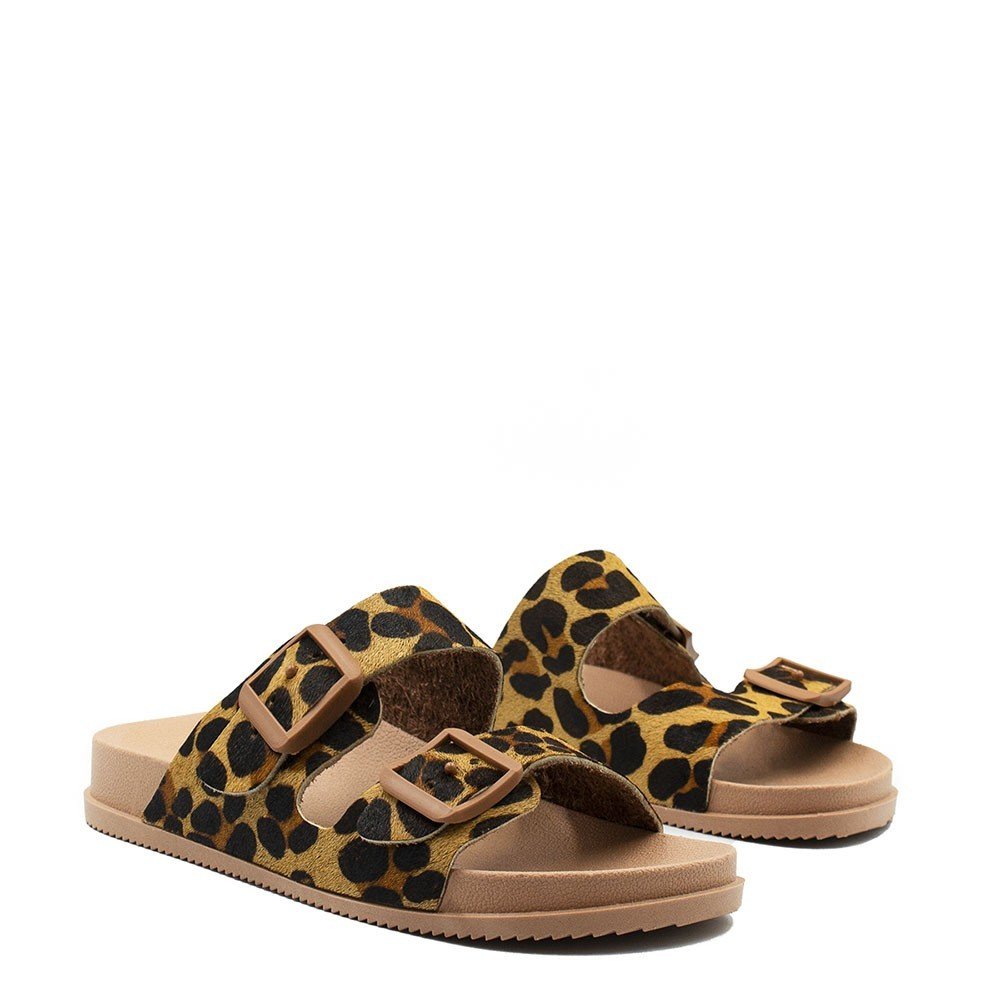 Papete Fivela Couro Bella Onça Animal Print 9