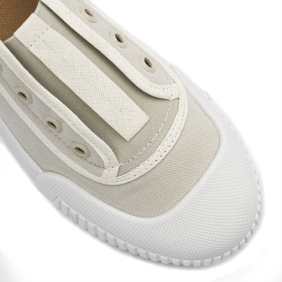 Tênis Lona Sem Cadarço Berenice Off White Branco 4