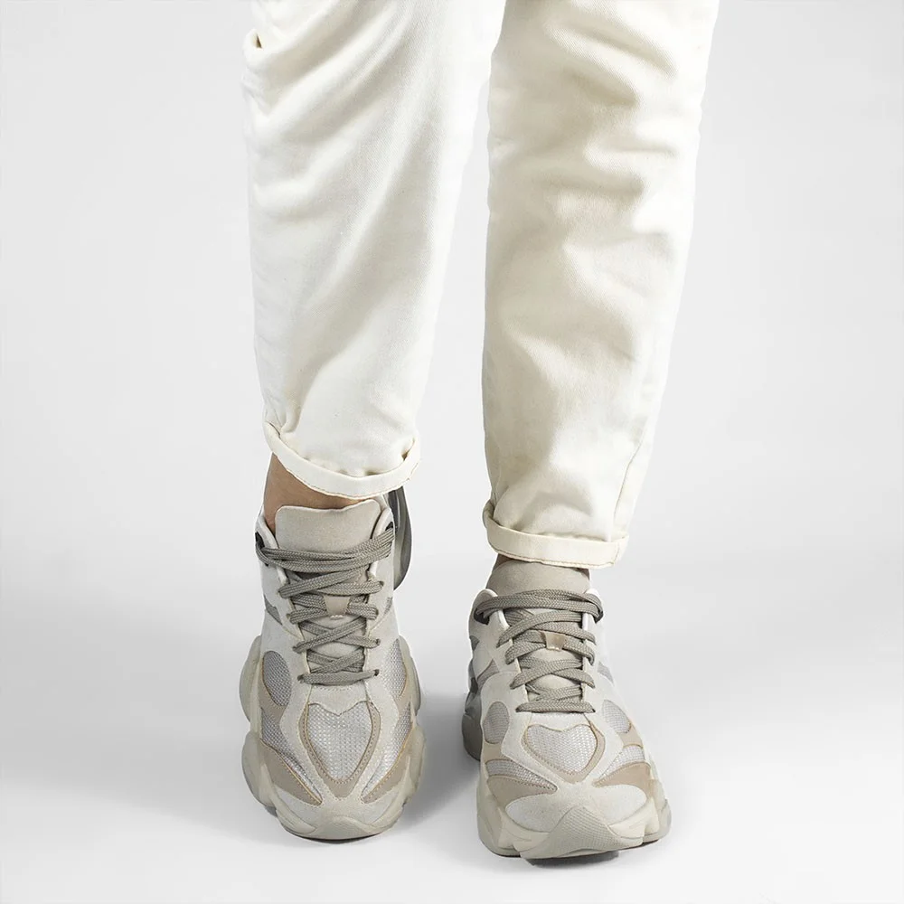 Tênis Chunky Heloisa Cinza Prata 3