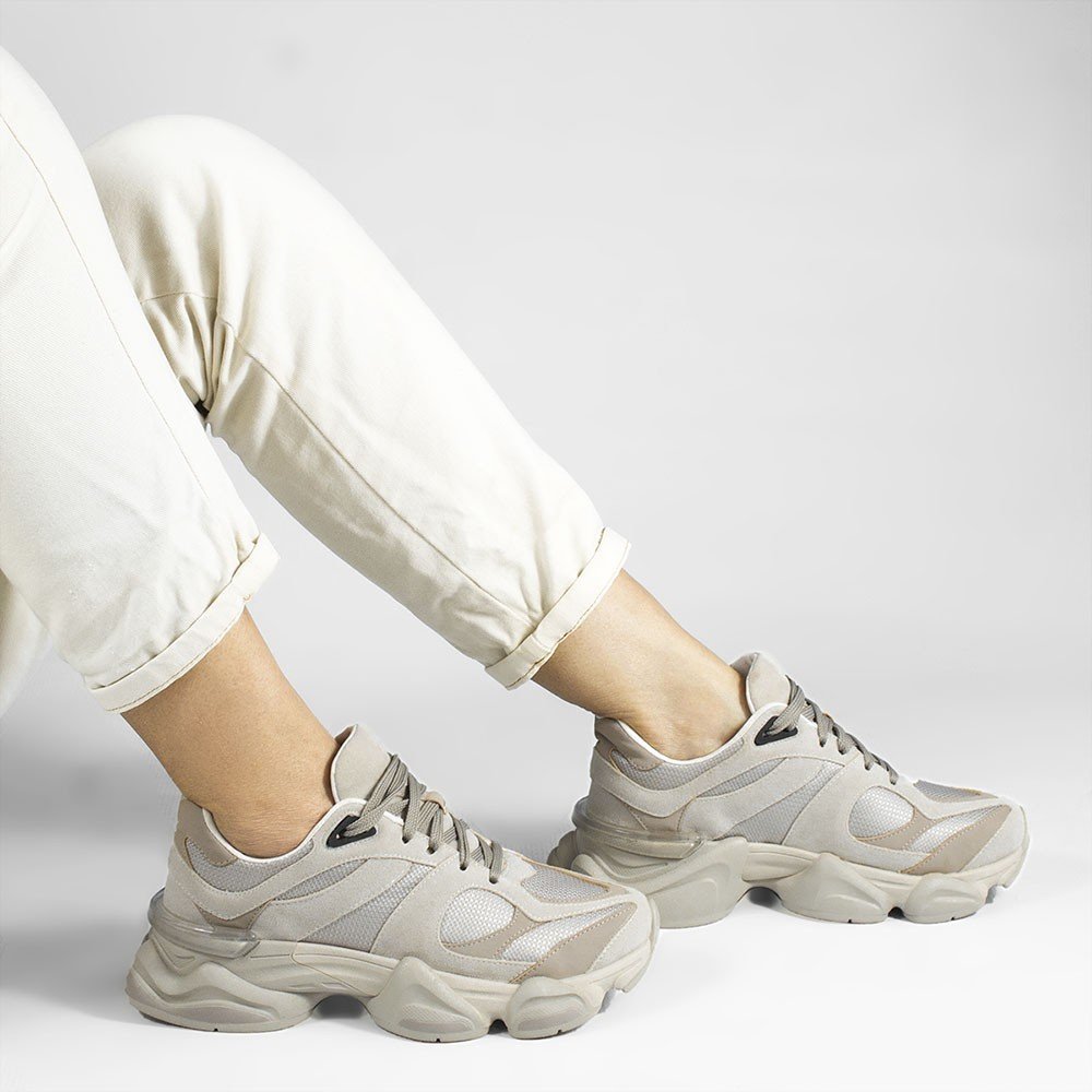 Tênis Chunky Heloisa Cinza Prata 5