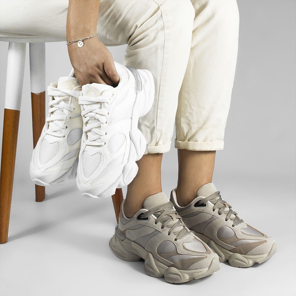 Tênis Chunky Heloisa Cinza Prata 8