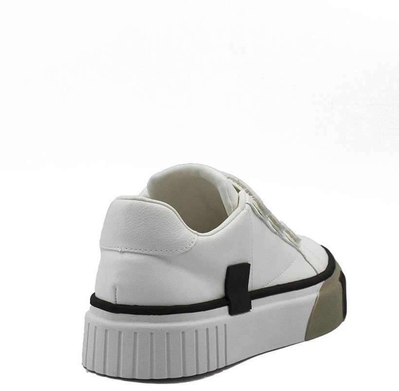 Tênis Feminino Flatform Sola Alta Mary Branco Branco 7