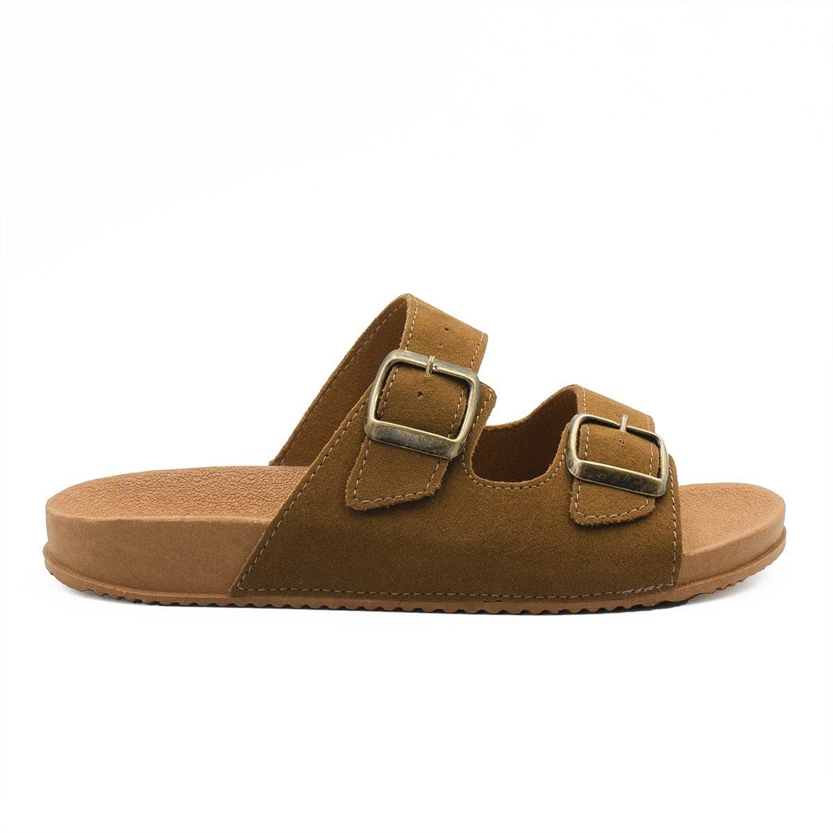 Papete Fivela Bianca Caramelo Marrom 2