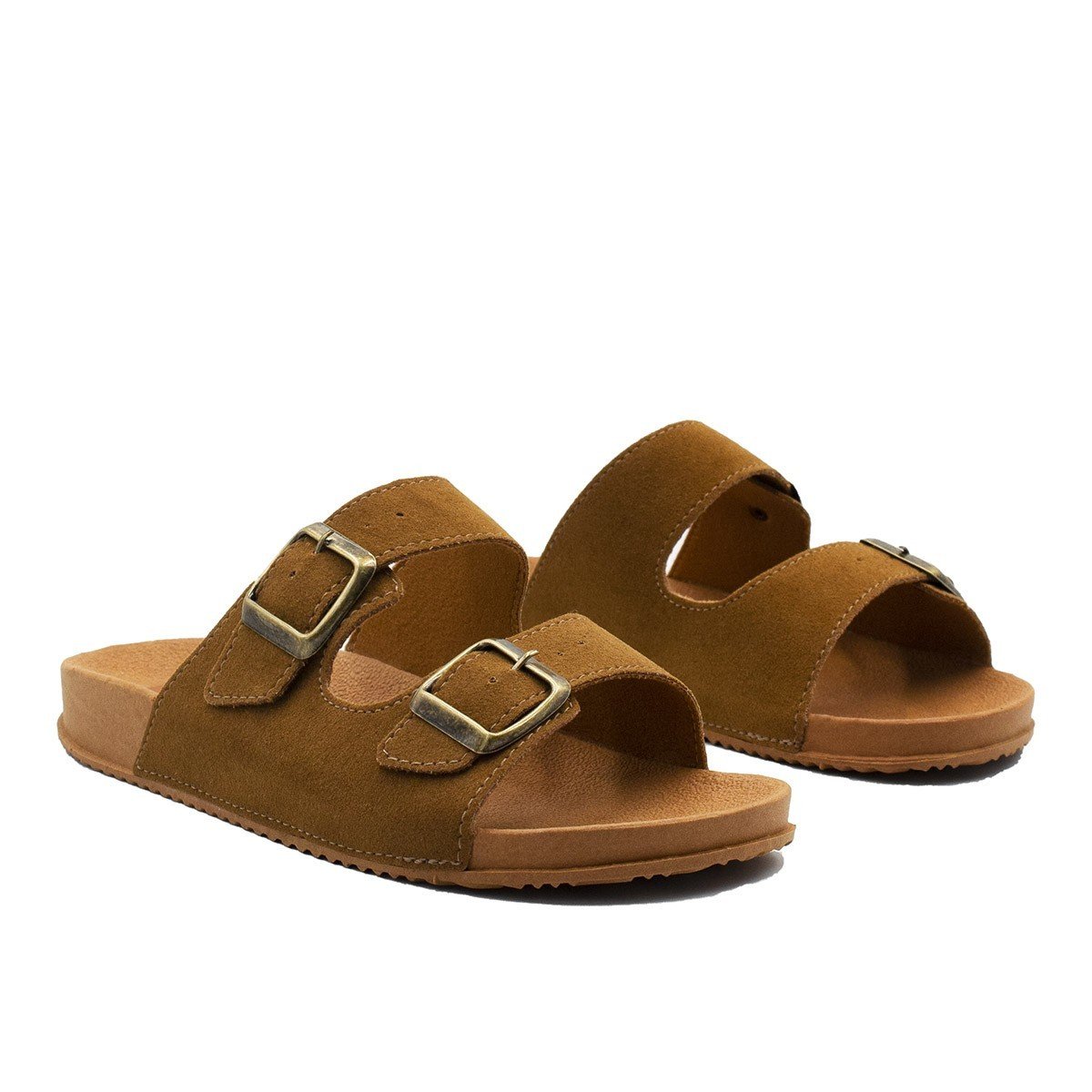 Papete Fivela Bianca Caramelo Marrom 3