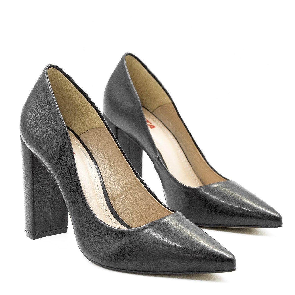 Scarpin Zatta Salto Grosso Jaine Preto Preto 3