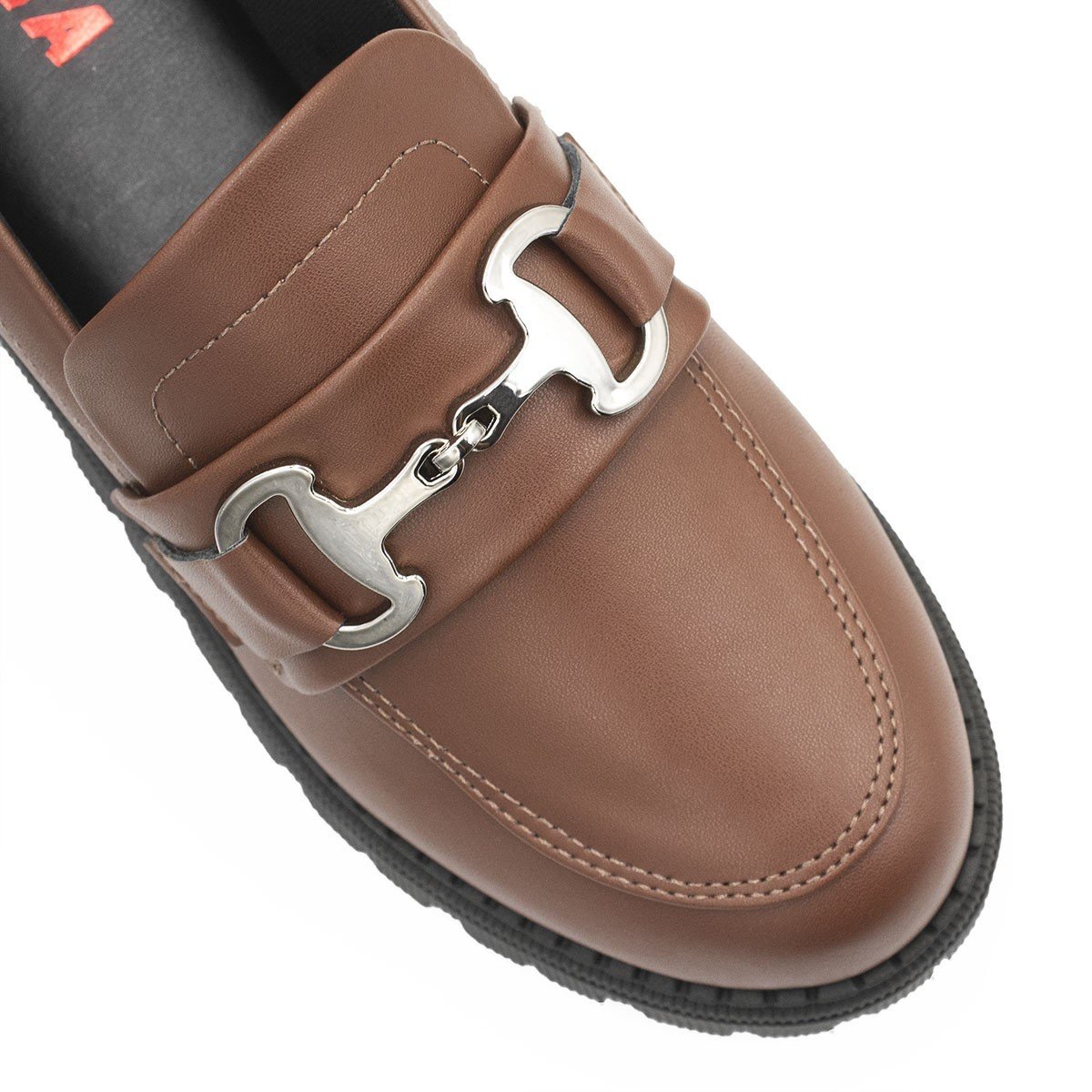 Mocassim Tratorado Sola Alta Amelia Marrom Marrom 8