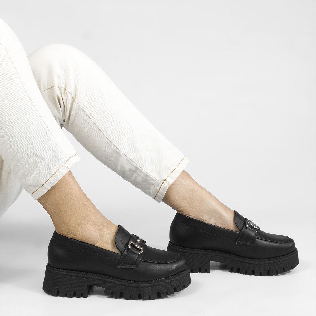 Mocassim Zatta Tratorado Sola Alta Amelia Preto 6