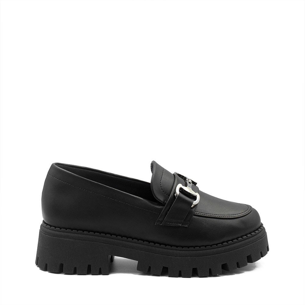 Mocassim Tratorado Sola Alta Amelia Preto Preto 2