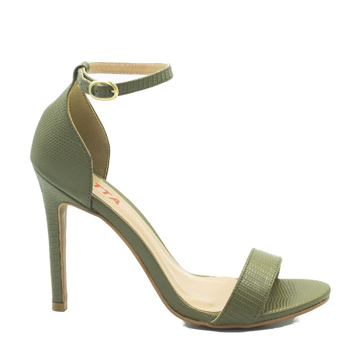 Sandália Maya Salto Fino Verde Verde 2