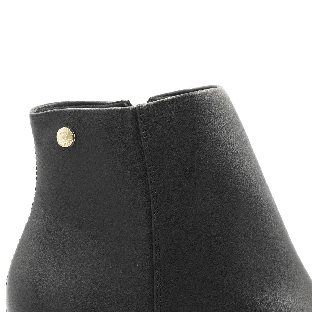 Bota Básica Salto Bloco Yasmin Preta Preto 5