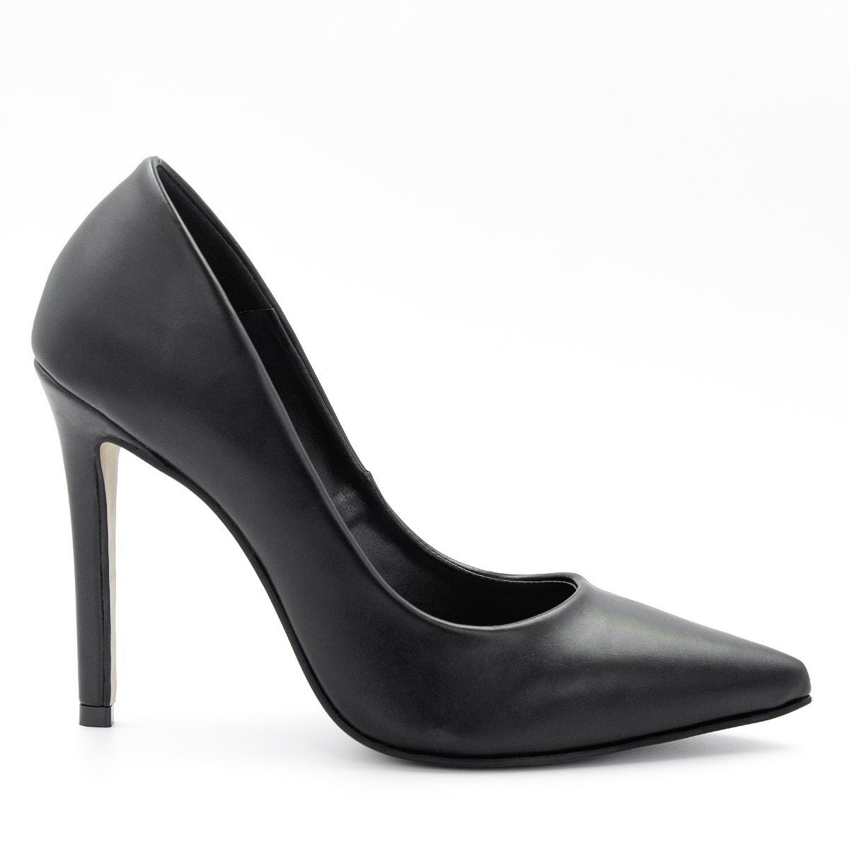 Scarpin Salto Alto Bico Fino Suzy Napa  Preto Preto 6