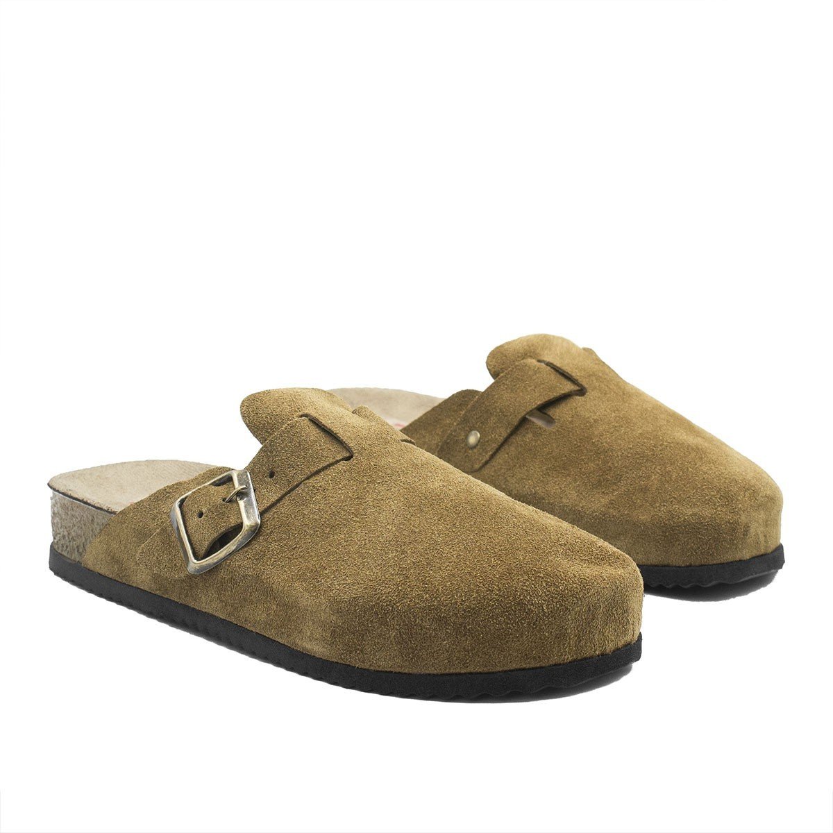 Mule Clog Camurça Juliane Caramelo Caramelo 4