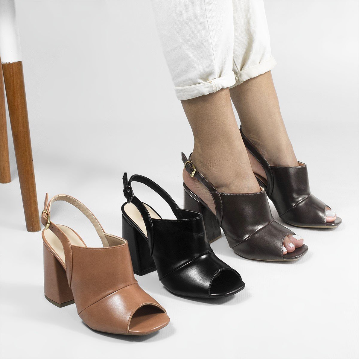 Peet Boot Zatta com Salto Bloco Alto Andréia Preto Preto 4