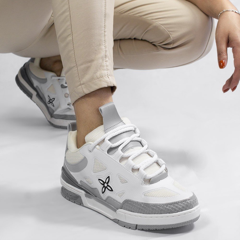 Tênis Zatta  Sk Casual Vitória Cinza Branco/Cinza 5