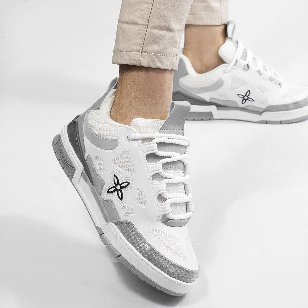 Tênis Zatta  Sk Casual Vitória Cinza Branco/Cinza 6