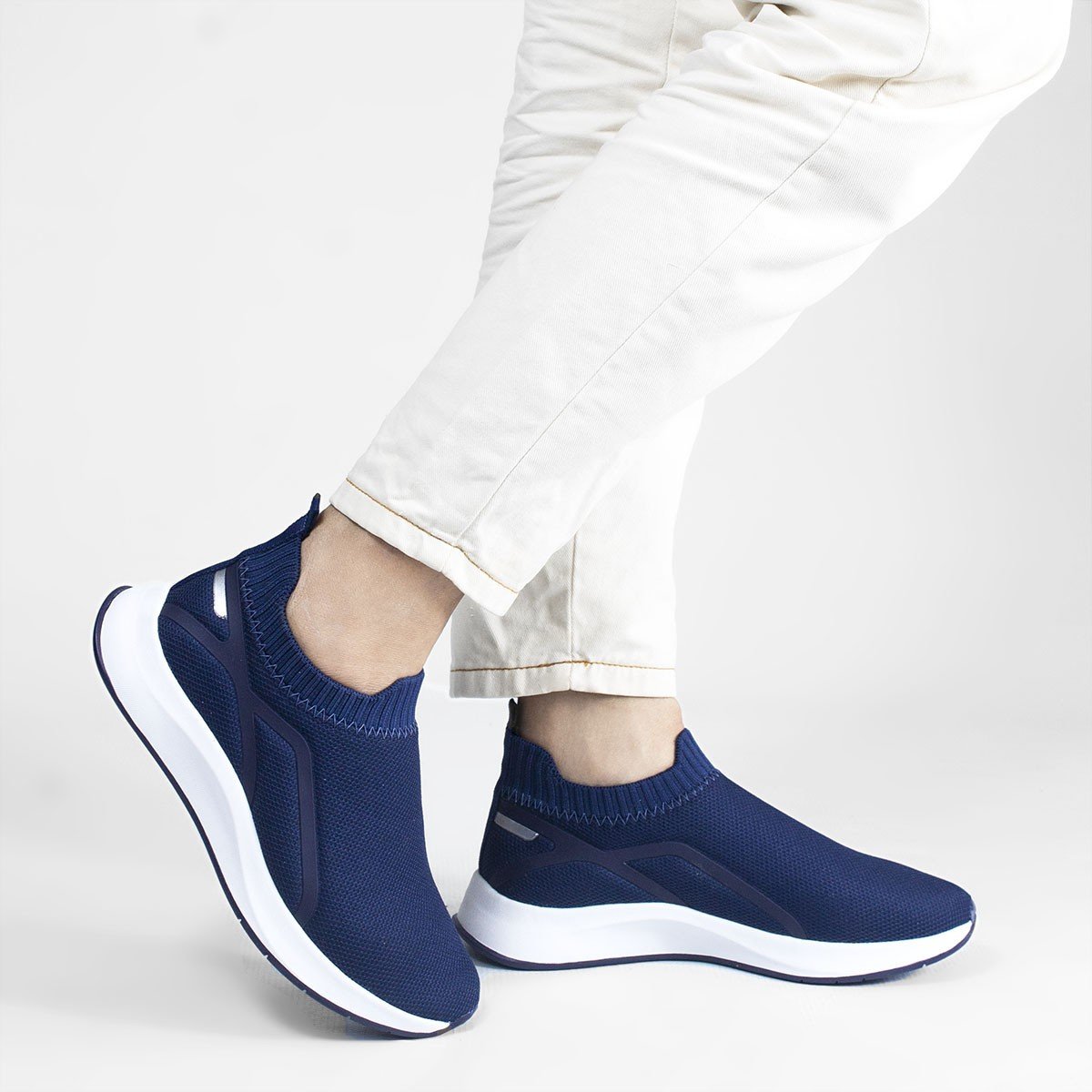 Tênis Zatta  Sk Casual Vitória Cinza Branco/Cinza 8