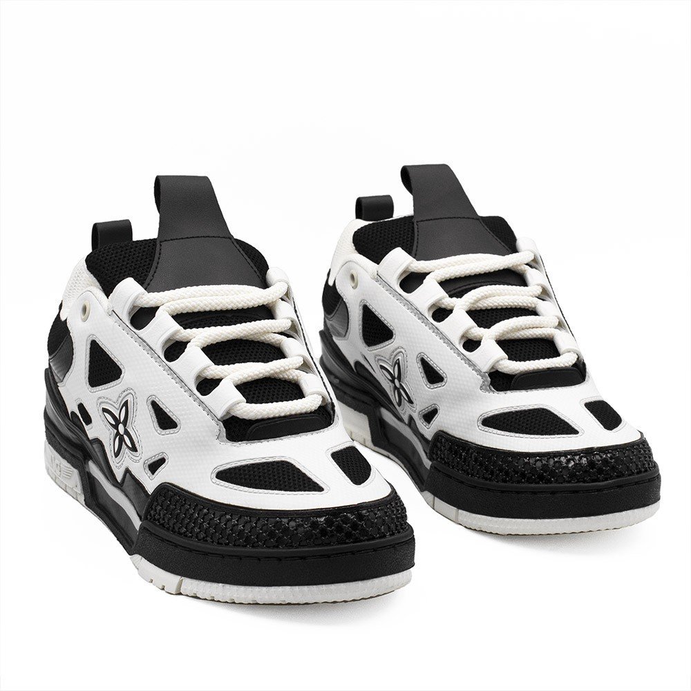 Tênis Zatta Sk Casual Vitória Preto Branco/Preto 4