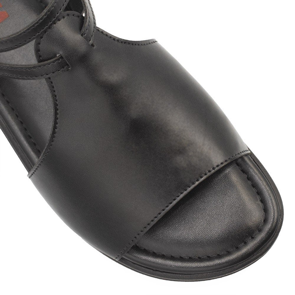 Sandália  Zatta Rasteira Flat Alegra Preto Preto 8