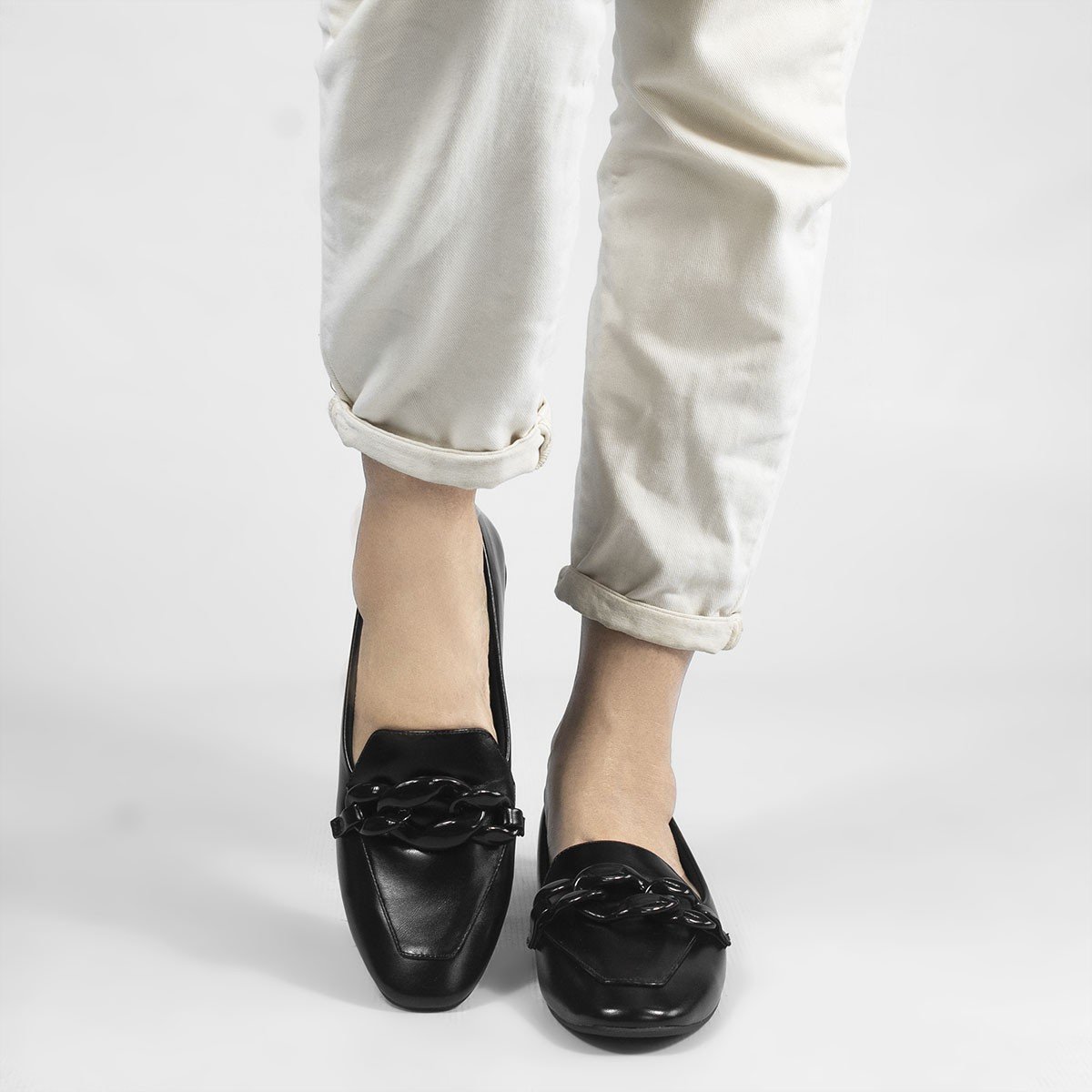 Mocassim Zatta Corrente Luciana Preto Preto 5