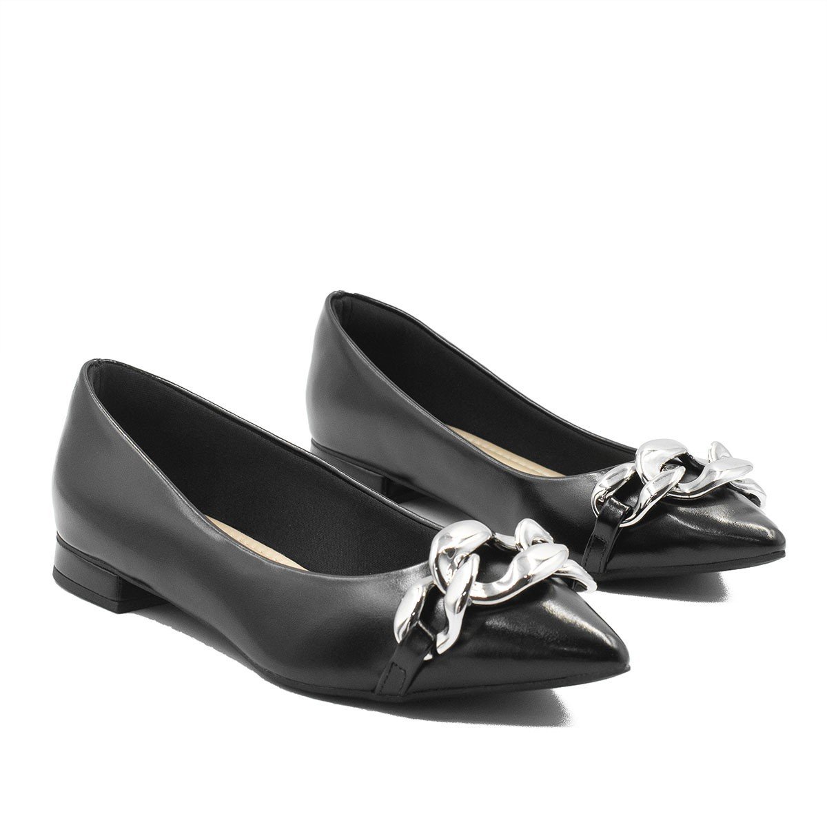 Sapatilha Corrente Ticiane Preta Preto 4