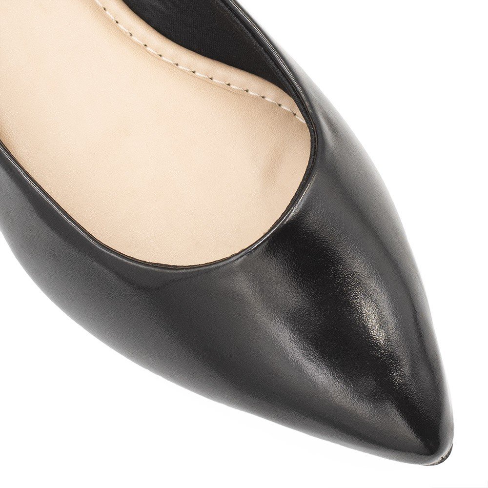 Sapatilha Básica Lisa Núbia  Preto Preto 6