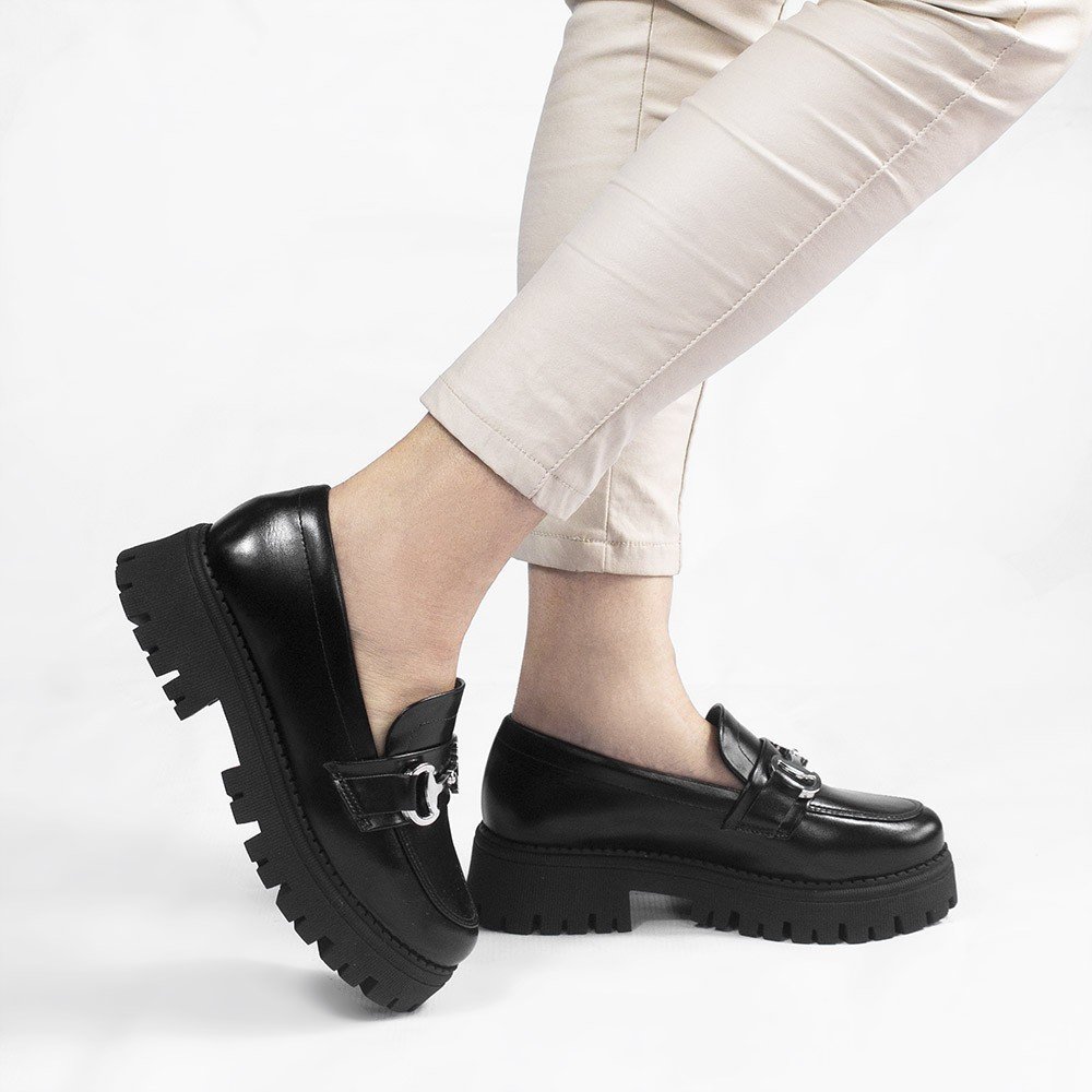 Mocassim Zatta Tratorado Sola Alta Amelia Preto Preto 4