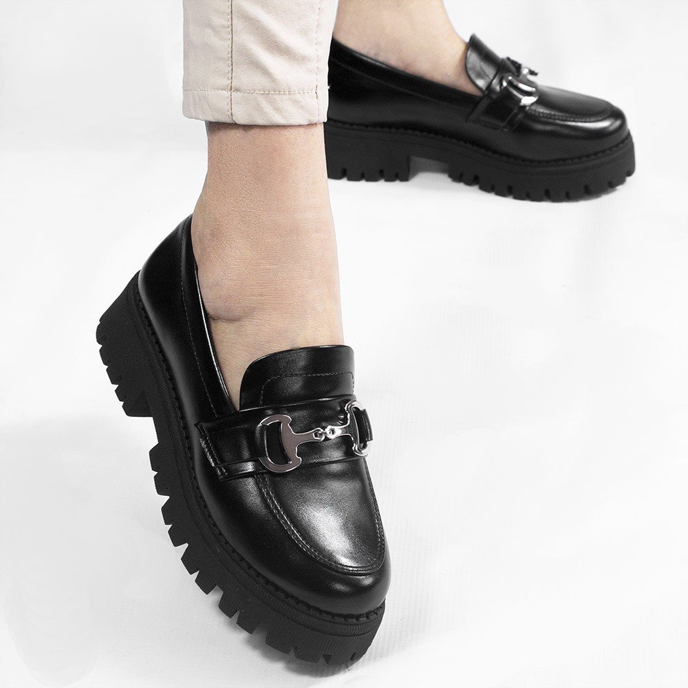 Mocassim Zatta Tratorado Sola Alta Amelia Preto Preto 8