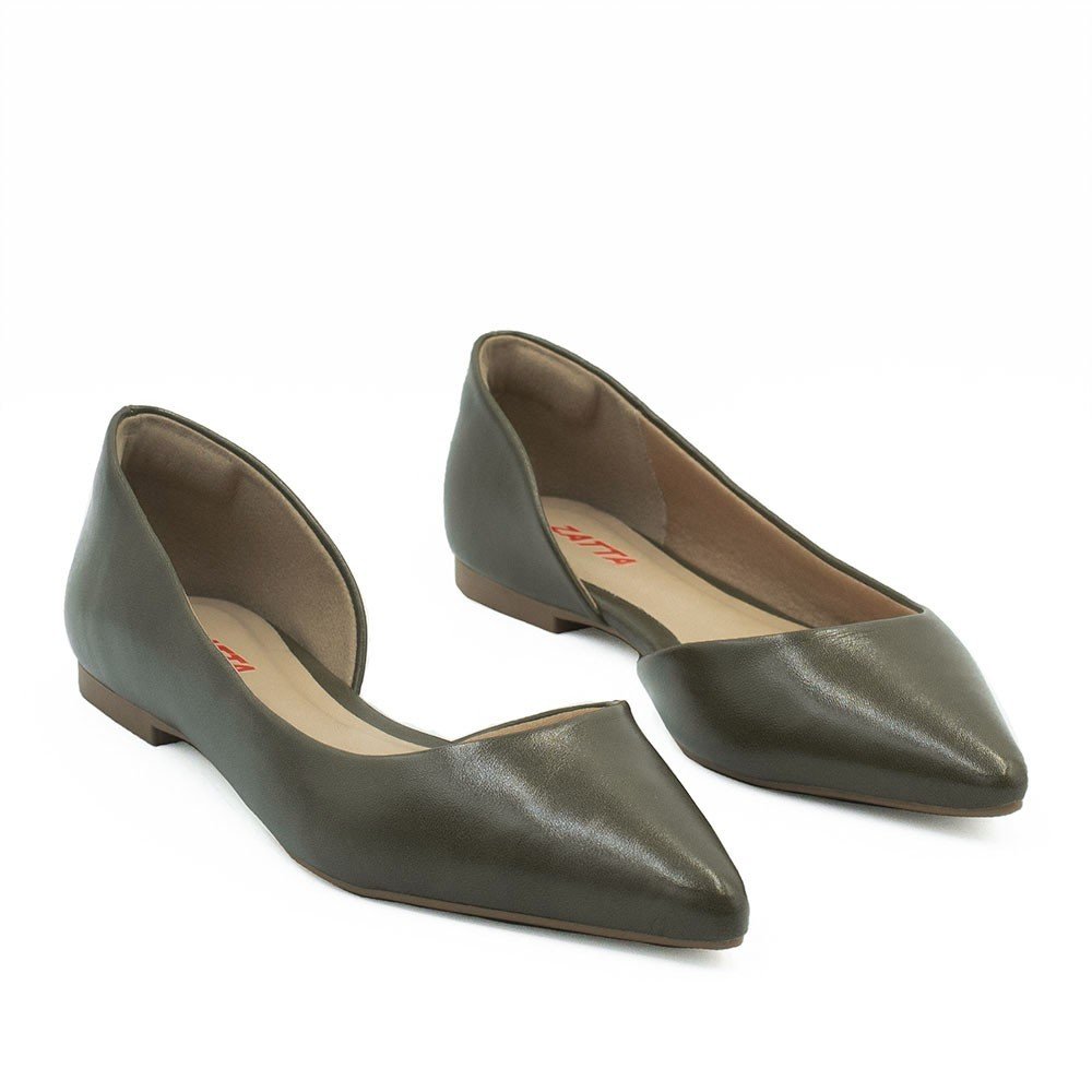 Sapatilha Zatta Aberta na Lateral Mel Verde Verde 4