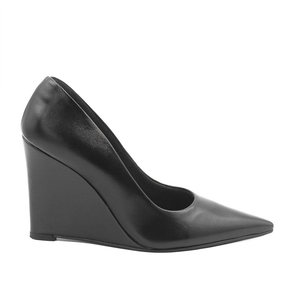 Scarpin Zatta Anabela Bico Fino  Antonia Preto Preto 2