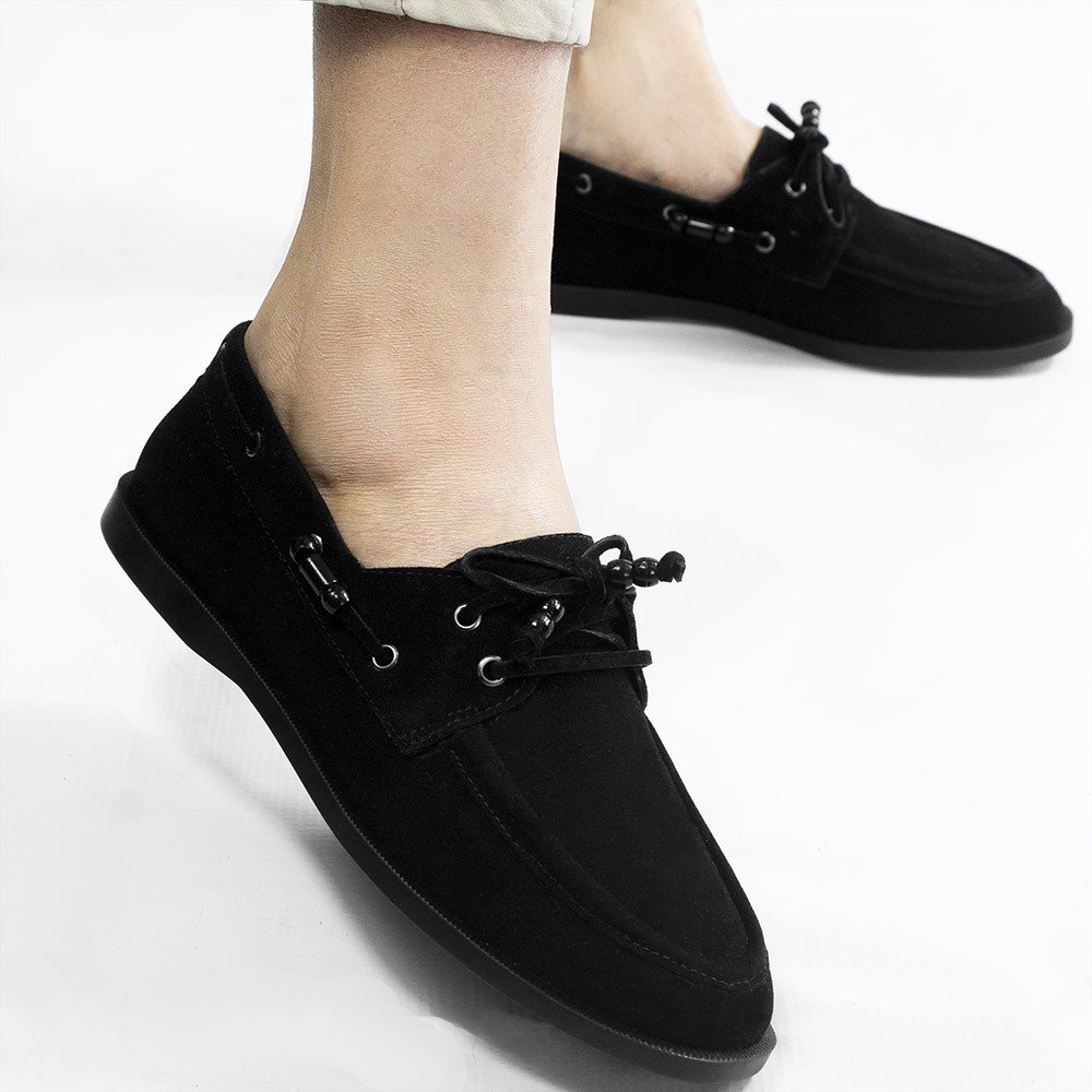 Mocassim Zatta Camurça Amara Preto Preto 3